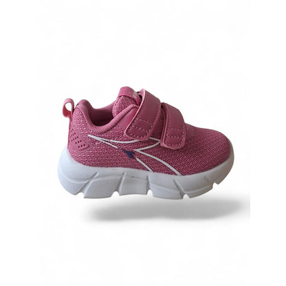Diadora-Evo-Run-102.183299-scarpe-bambina-piccola-rosa-bianco-doppio-velcro-Scarpetteria-Gica-Trani
