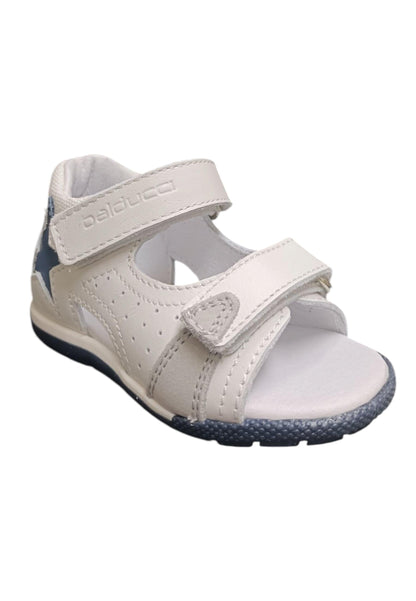 Scarpe sandalo tallonato Bambini balducci CITA  bianco-blue velcro
