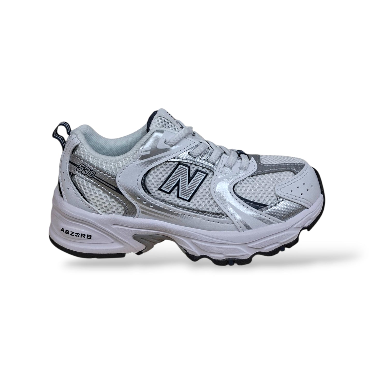New Balance 530 Sneakers Bambini Ragazzi Bianco Blue | Taglia 20-40 | Pelle Tessuto | Scarpetteria Gica
