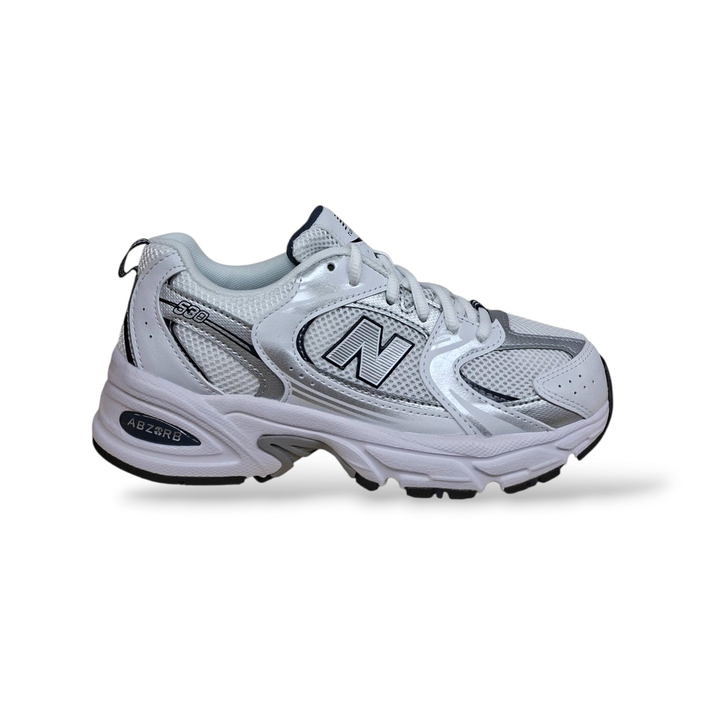 New Balance 530 Sneakers Bambini Ragazzi Bianco Blue | Taglia 20-40 | Pelle Tessuto | Scarpetteria Gica