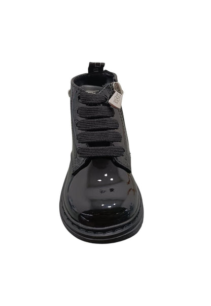 Anfibio bimba Cult Martin nero vernice lacci urban style