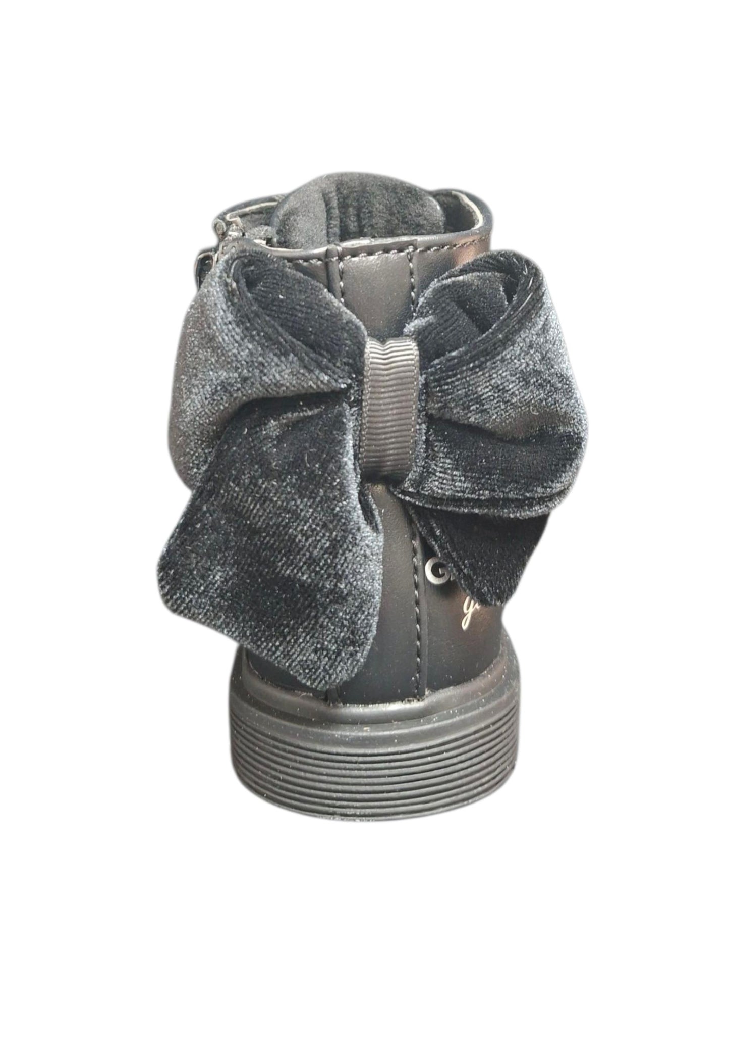 Anfibio bambina Gaelle nero pelle zip laterale urban style