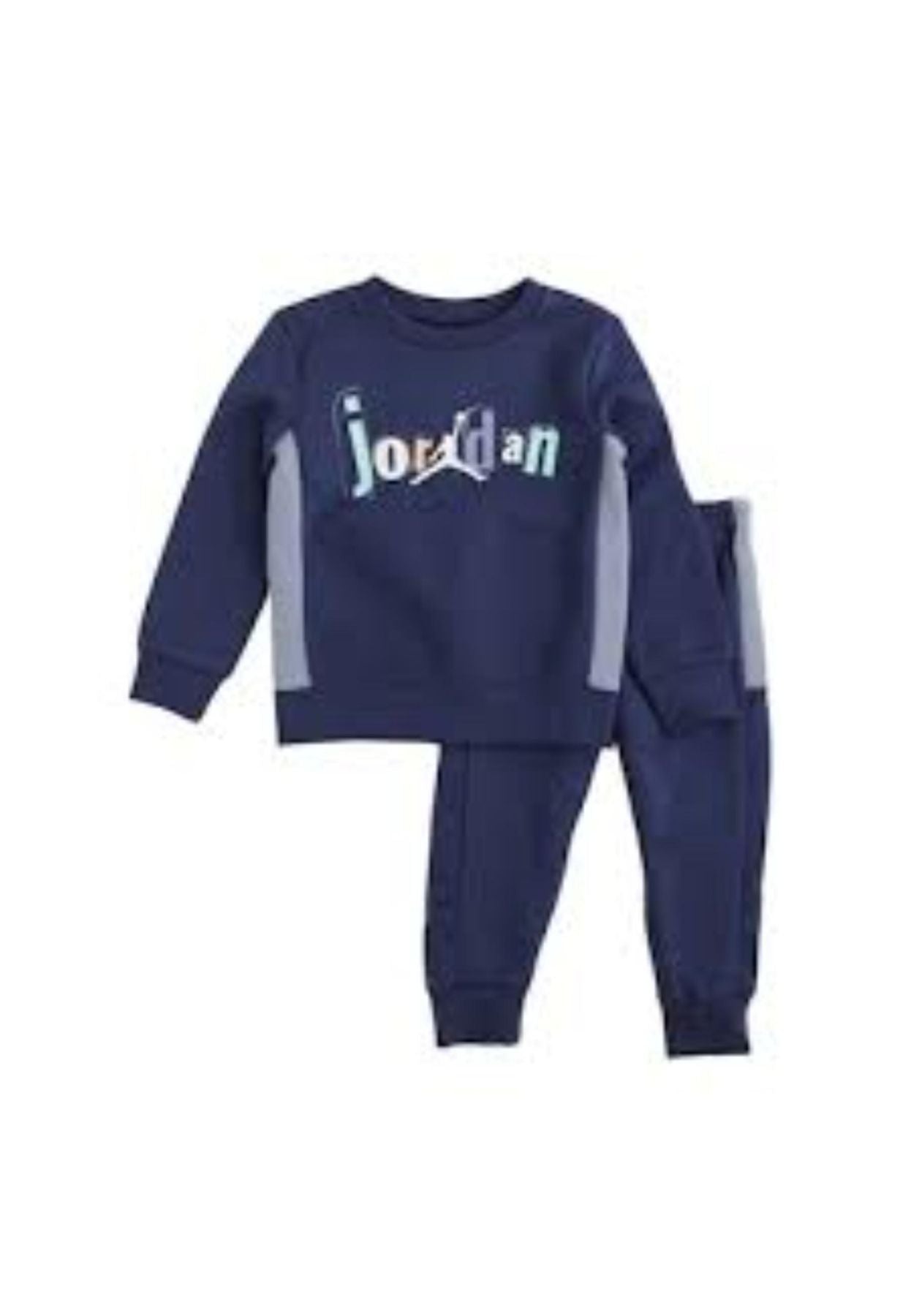 abbigliamento tuta Bambini e ragazzi Nike JORDAN JDB JUMPMAN TEAM BLOCKED CREW