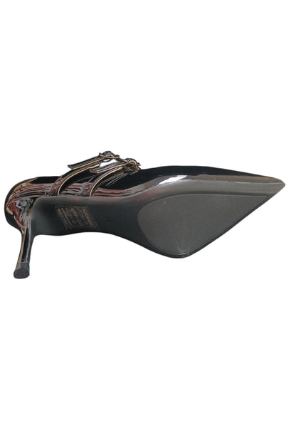 Décolleté donna Marina Galanti nero pelle - Eleganza classica con fibbia