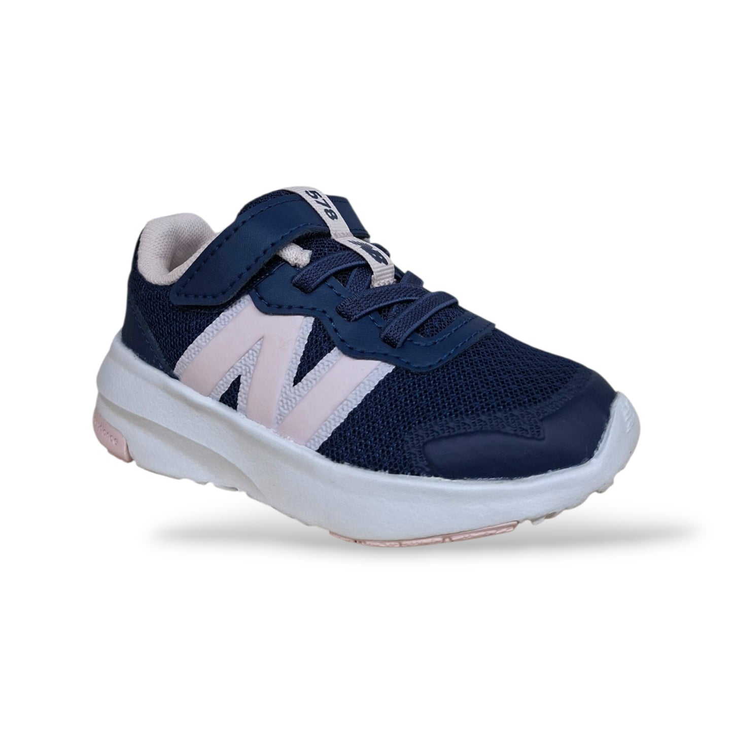New Balance 578 Sneakers Bambine Ragazze Blue Rosa | Taglia 20-35 | Tessuto Velcro | Scarpetteria Gica