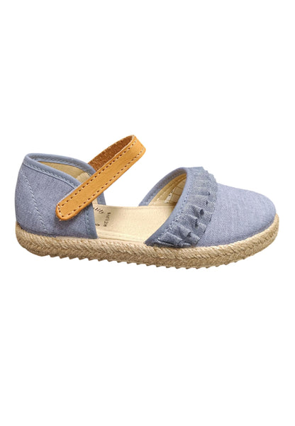 Espadrillas bambina Vul-Ladi Carla jeans tela velcro summer style