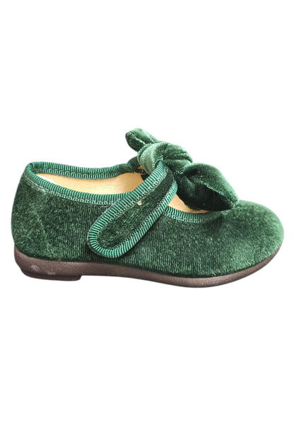 Ballerina bambina Vul-Ladi Candy verdone velluto velcro elegance style