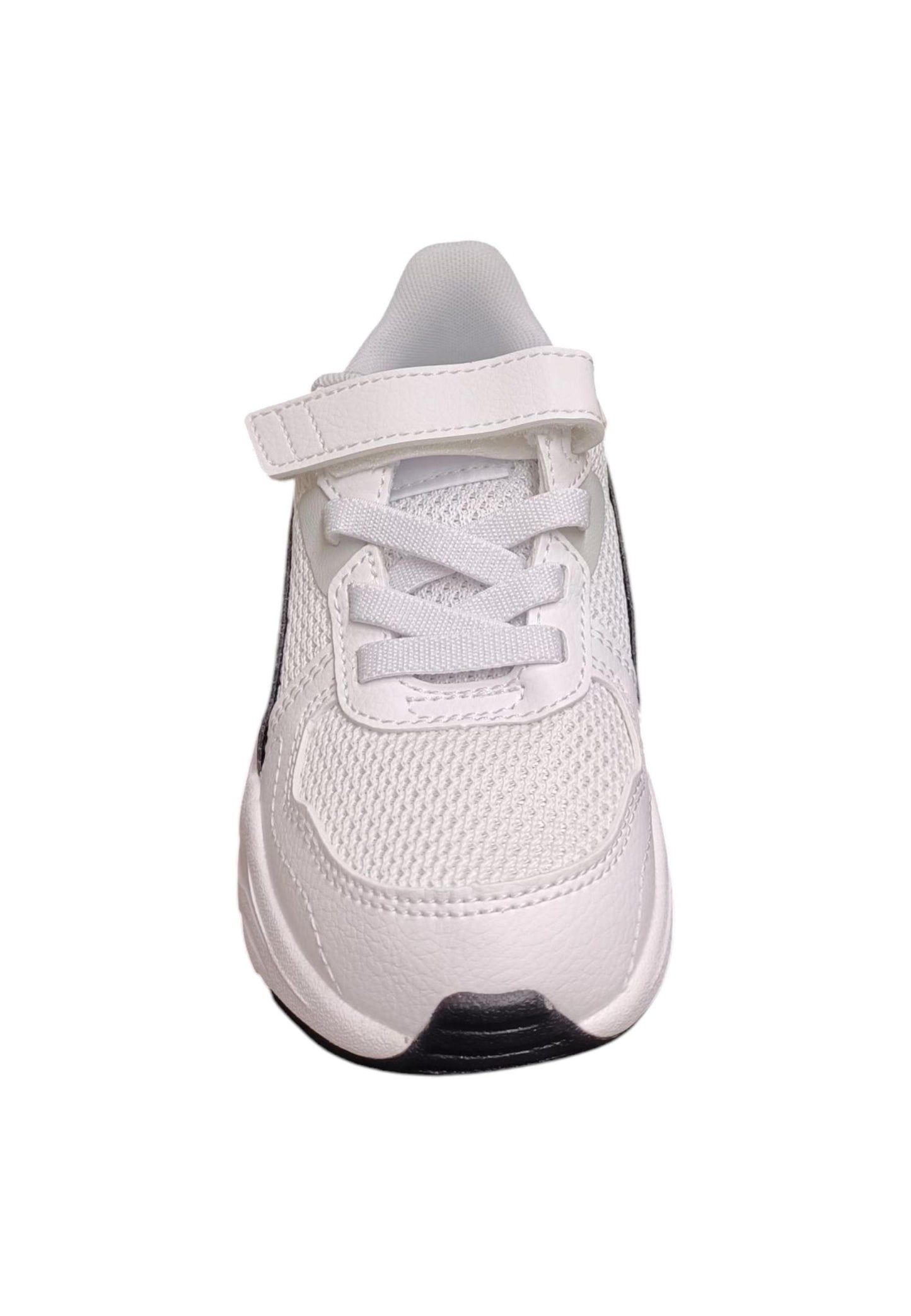 Scarpe sneakers Bambini e ragazzi PUMA TRINITY  bianco-nero laccio elastico e velcro