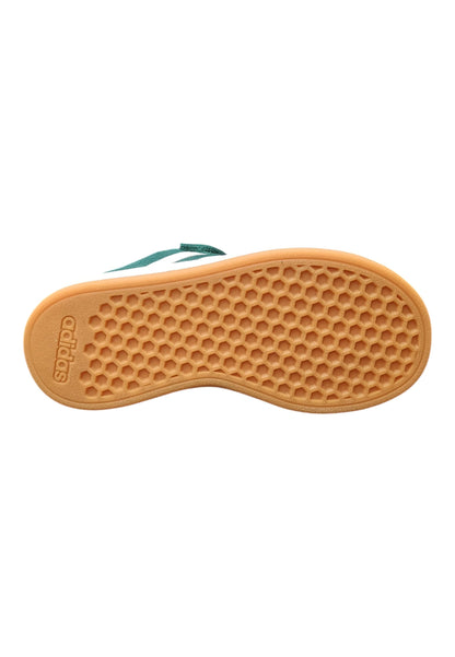 sarpe sneakers Bambini e ragazzi adidas GRAND COURT  verdone-bianco velcro