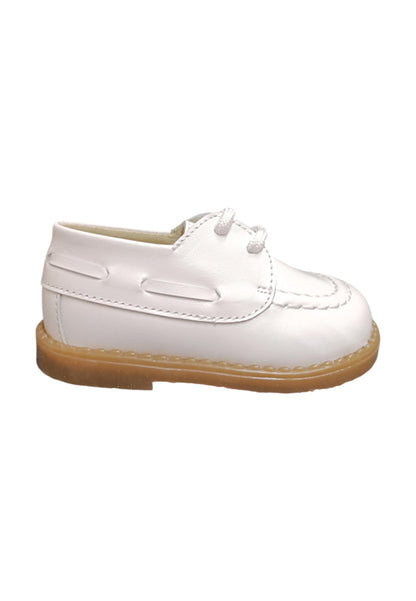 Scarpe inglesino Bambini panyno B3622  bianco laccio