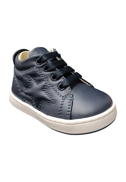 Scarpe sneakers Unisex bambini balducci cita  blue-bianco laccio e zip laterale