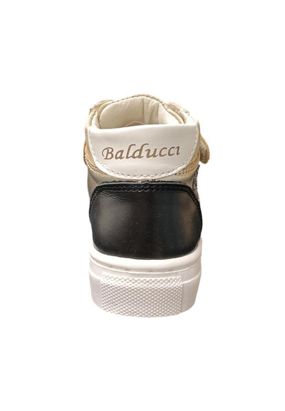 Scarpe sneakers Bambine e ragazze balducci BUTTER  beige-oro-nero-multicolor laccio elastico e velcro