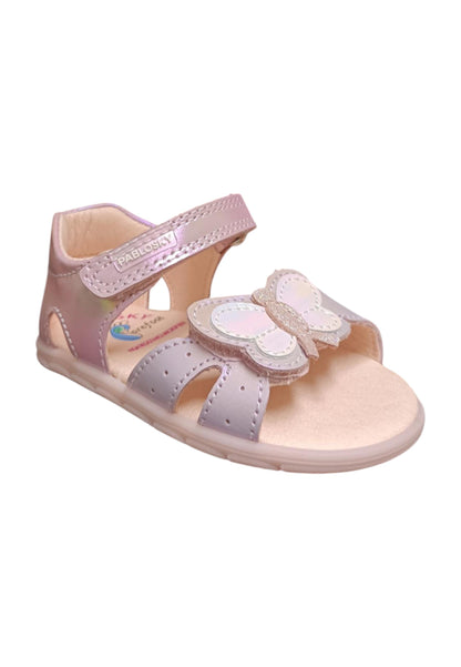 Scarpe sandalo tallonato bambina pablosky durham  cipria velcro