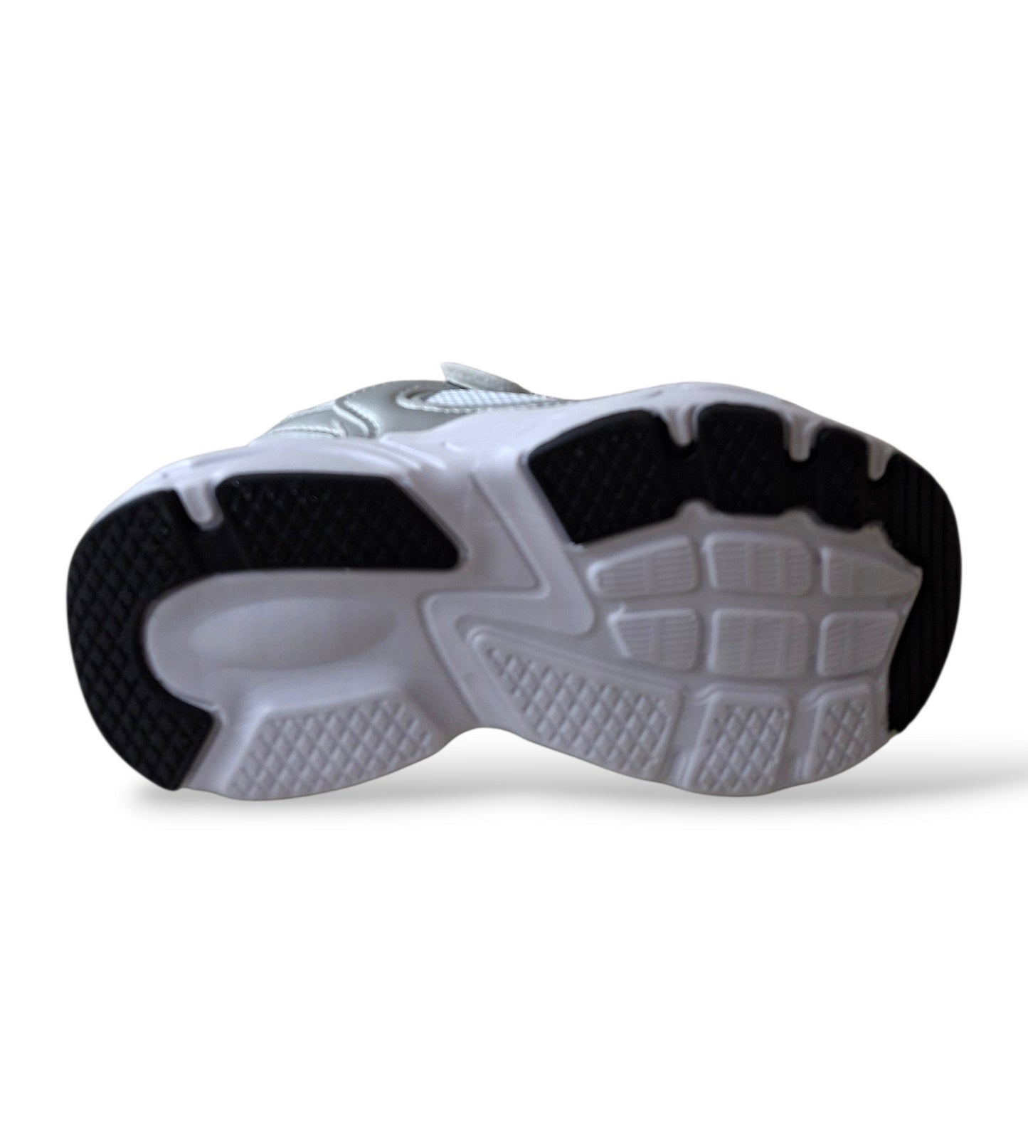 Scarpe sneakers Bambini e ragazzi Diadora ALLEY grigio-metal-bianco laccio elastico e velcro