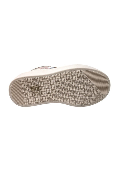 Scarpe sneakers Bambine e ragazze balducci KIABI  beige-rosa-bianco-multicolor laccio e zip laterale