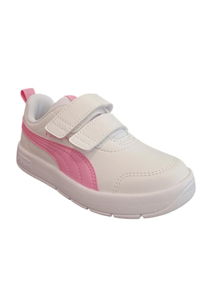 Scarpe sneakers Unisex bambini PUMA COURTFLEX  blue-bianco-rosso velcro