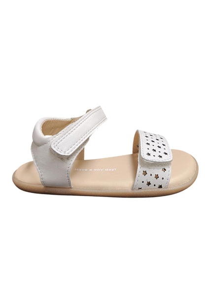 Sandalo bambina Gioseppo Hiram bianco pelle velcro comfort elegance