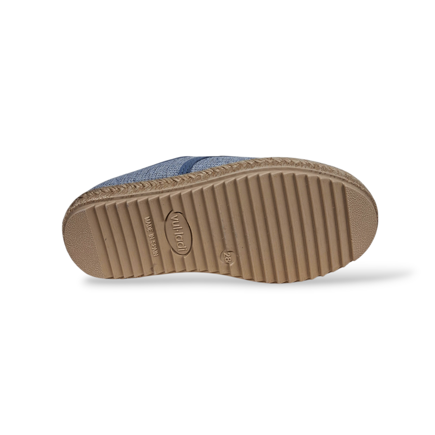 Scarpe sneakers Bambini e ragazzi VUL-LADI vulcanizados 7354-720 jeans-beige laccio