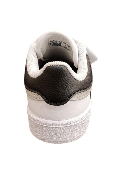 sarpe sneakers Bambini e ragazzi adidas hoops  bianco-nero velcro