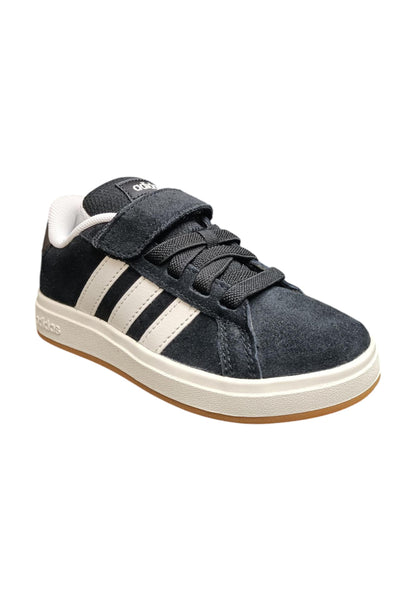sarpe sneakers Bambini e ragazzi adidas GRAND COURT  nero-bianco velcro