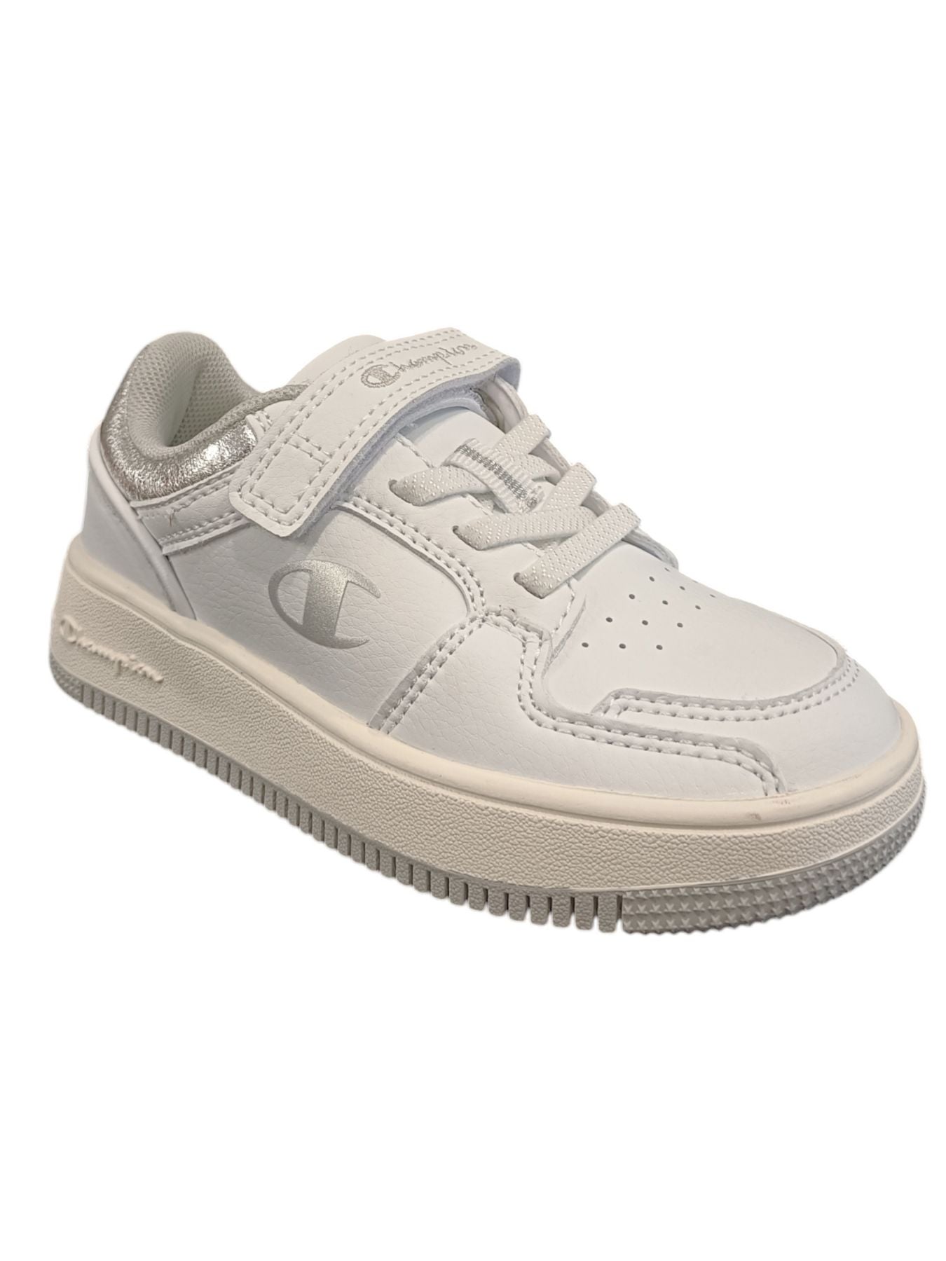 Scarpe sneakers Unisex bambini Champion REBOUND  lilla laccio elastico
