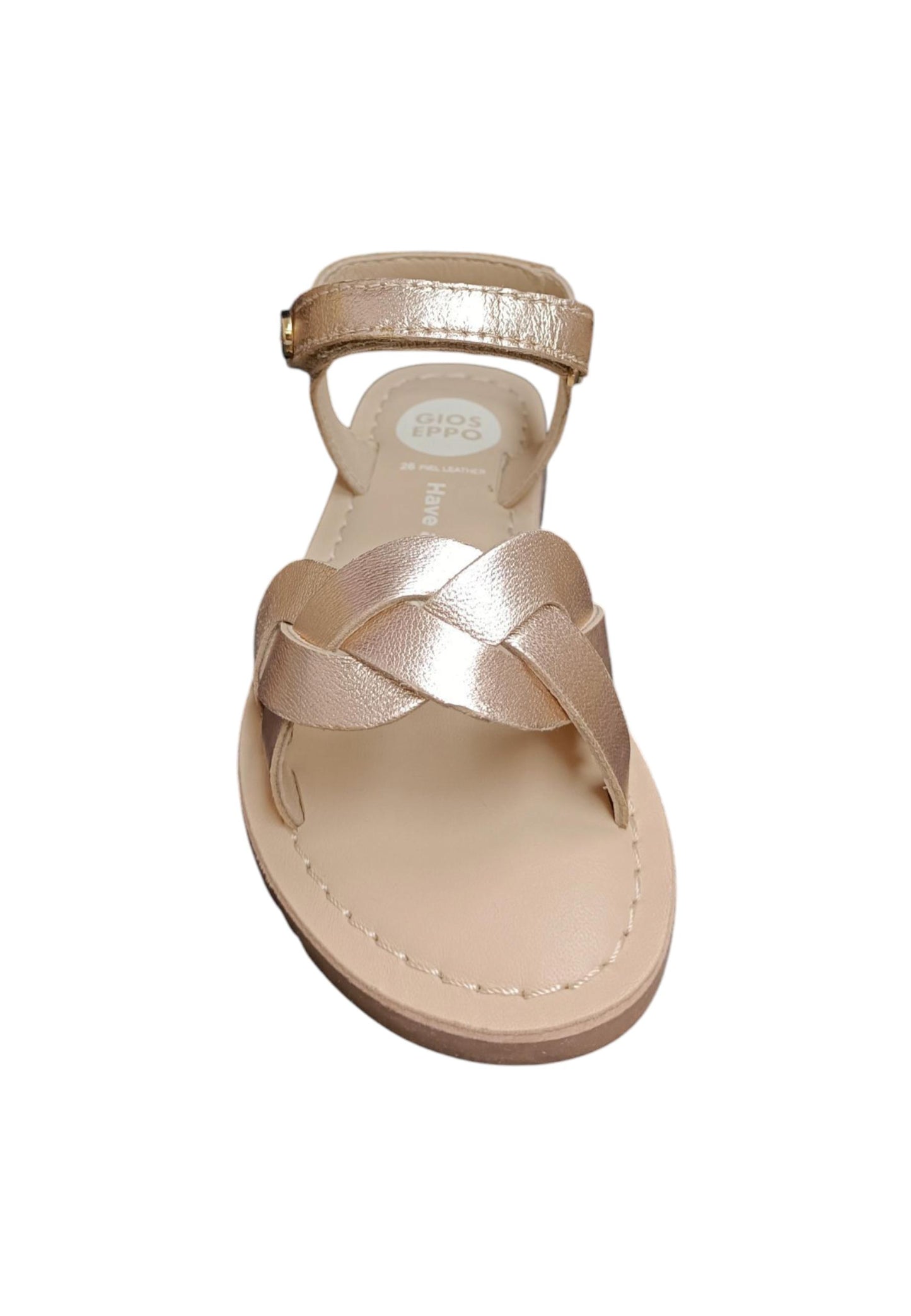 Sandali bambina Gioseppo Rowley oro rosato pelle
