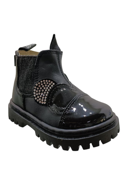 Stivaletti bambina Balducci Matrix nero pelle - Primi passi Made in Italy