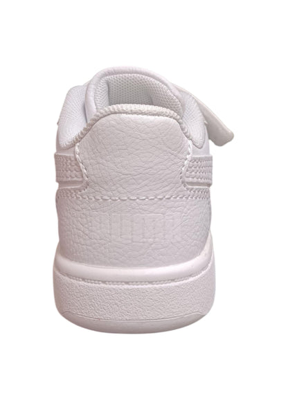 Scarpe sneakers Bambini e ragazzi PUMA REBOUND  bianco laccio elastico e velcro