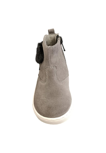 Stivaletti bambina Balocchi BLK STK grigio tortora pelle - Primi passi Made in Italy