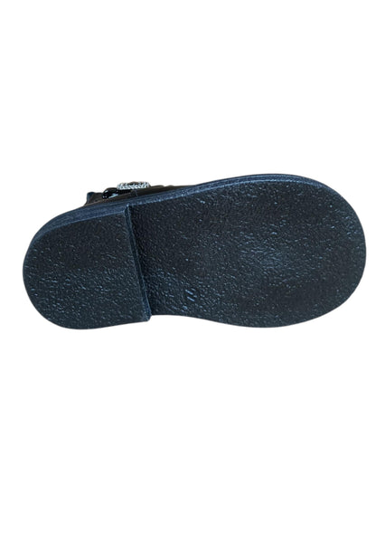 Stivaletti bambina Platis Martin nero pelle - Stile classico con zip laterale