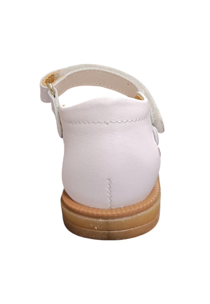 Scarpe sandalo tallonato Bambine platis open classic  bianco velcro