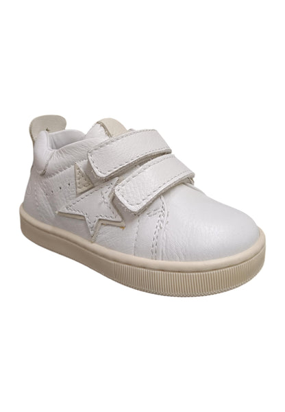 Scarpe sneakers Unisex bambini balducci cita  bianco-beige velcro