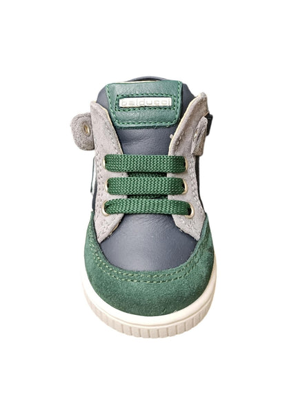 Scarpe sneakers Unisex bambini balducci cita  verdone-grigio laccio e zip laterale