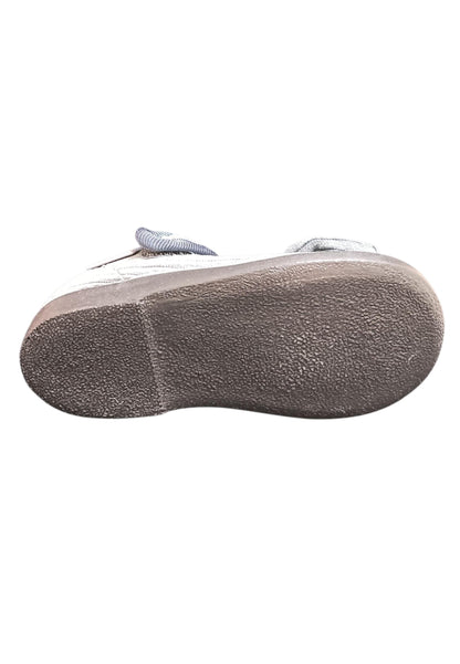 Ballerina bambina Vul-Ladi Candy grigio velluto velcro elegance style