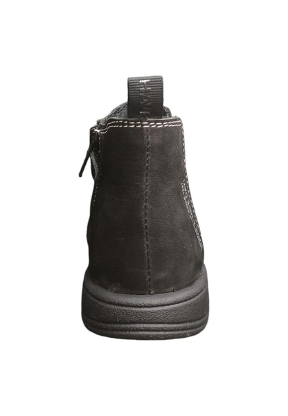 Stivaletto Bambine Gioseppo CIGAND Nero con Zip - Scarpe Nabuk