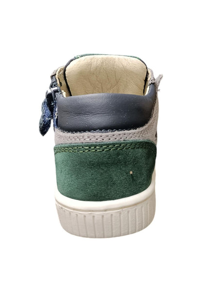 Scarpe sneakers Unisex bambini balducci cita  verdone-grigio laccio e zip laterale
