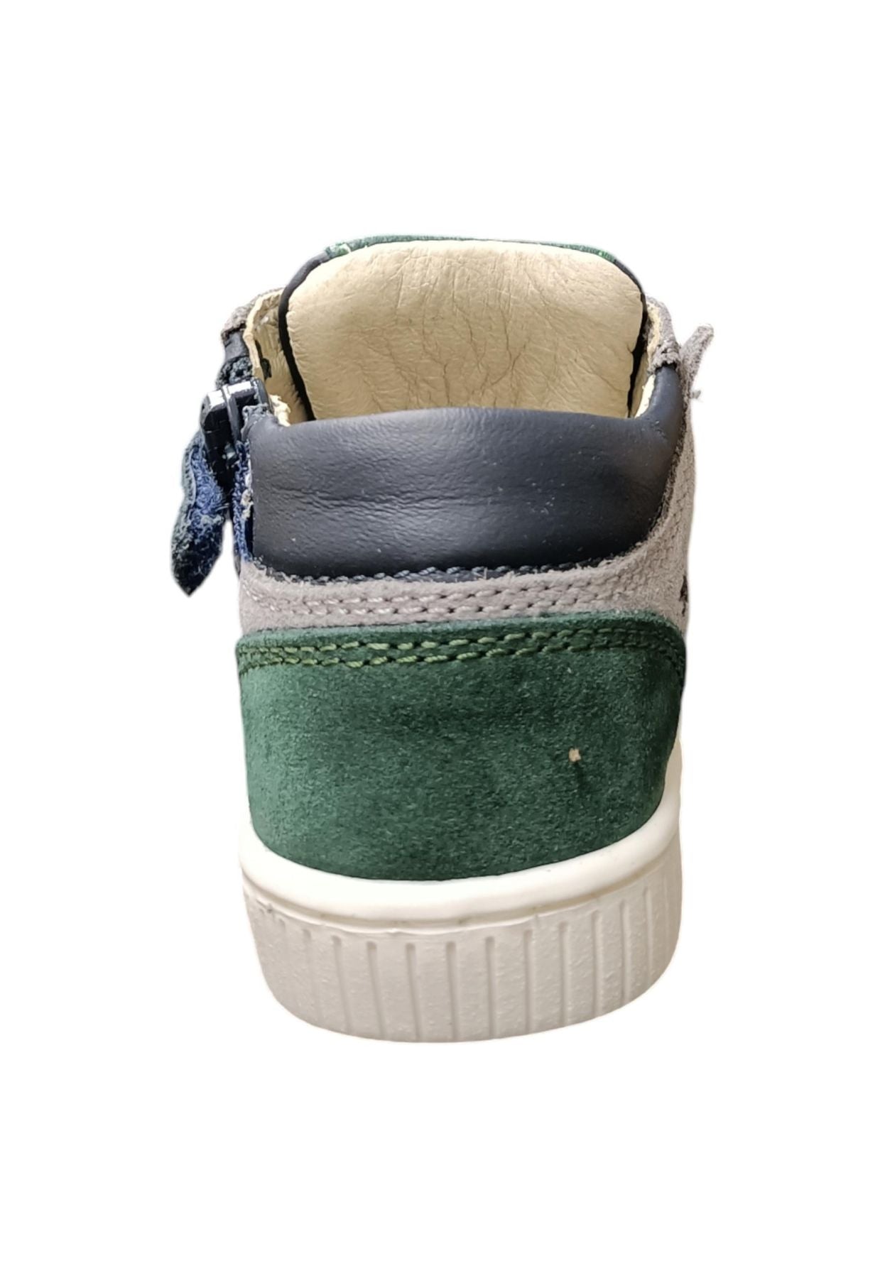 Scarpe sneakers Unisex bambini balducci cita  verdone-grigio laccio e zip laterale