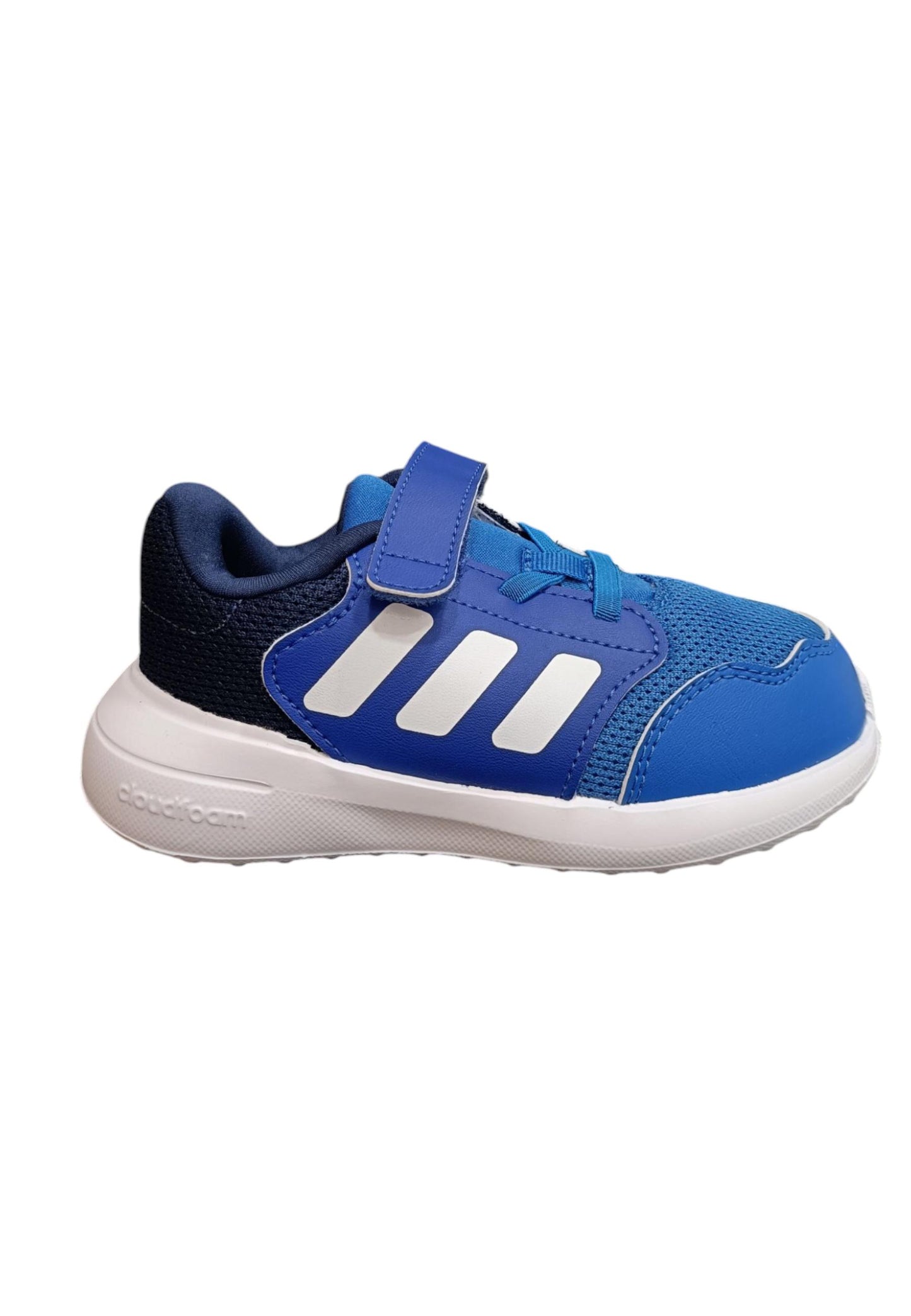 Scarpe sneakers Bambini e ragazzi adidas tensaur  celeste-blue-bianco velcro
