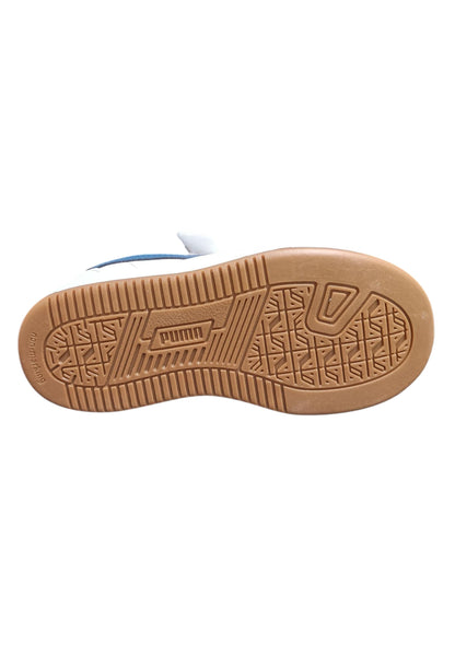 sarpe sneakers Bambini e ragazzi PUMA CAVEN  bianco-blue laccio elastico e velcro