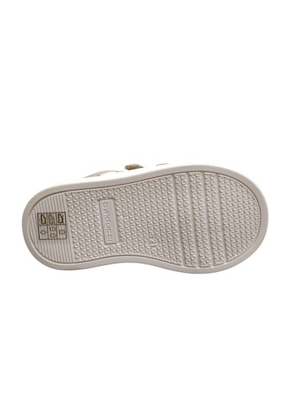 Sneakers primi passi bambino Balducci Cita bianco blu pelle - Freschezza marina con velcro