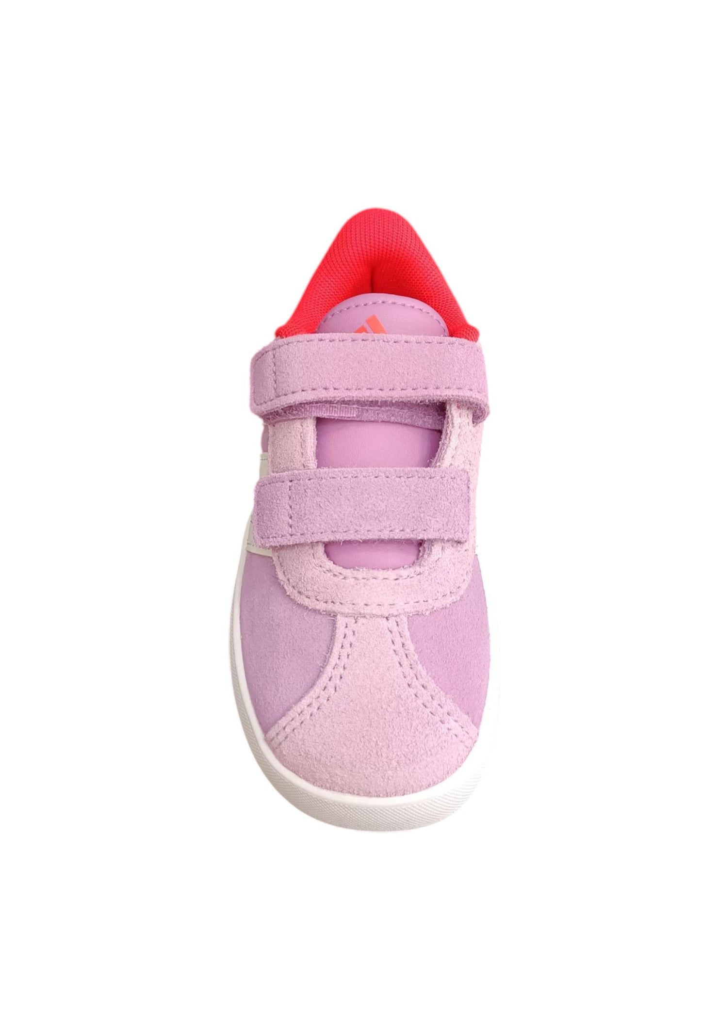 Sneakers bambina Adidas Grand Court viola bianco suede - Stile sportivo con velcro