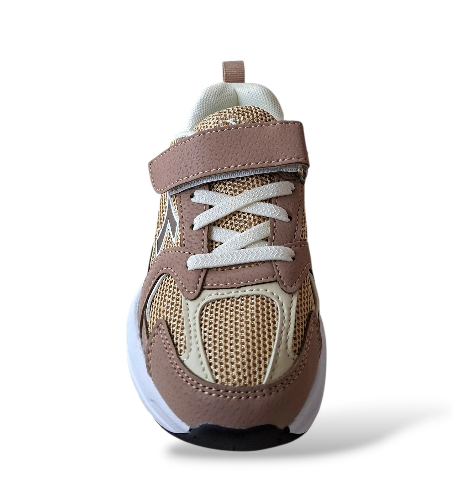 Scarpe sneakers Bambini e ragazzi Diadora ALLEY beige-bianco laccio elastico e velcro