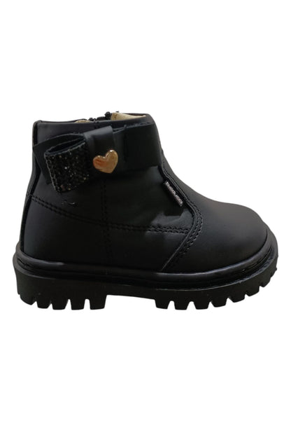 Stivaletto Bambina Balducci MATRIX Nero con Zip - Primi Passi Pelle