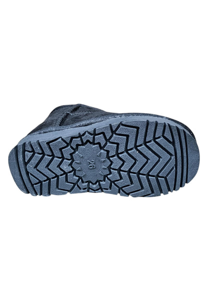 Stivaletti bambina Gioseppo Esko nero suede - Stile caldo con elastico