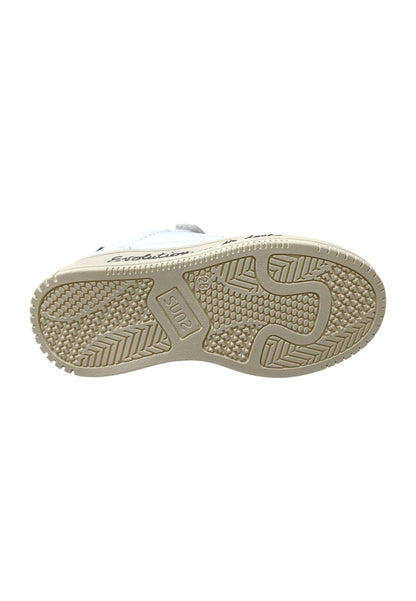 Scarpe sneakers Unisex bambini SUNS YANKEES  bianco-nero 20-35 velcro/ 36-39 laccio