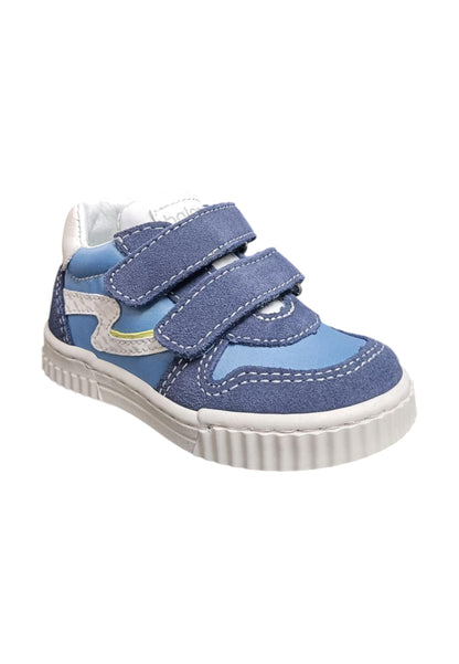 Scarpe sneakers Bambini balocchi MINI  blue-azzurro-bianco-giallo velcro