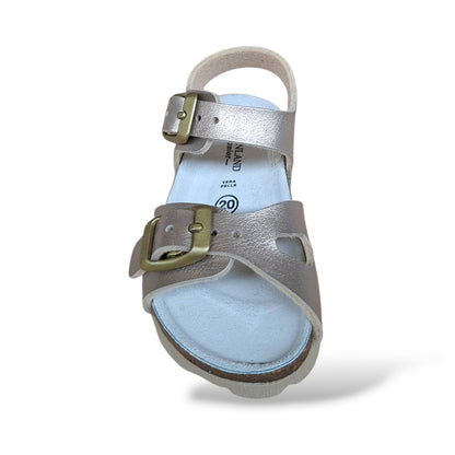Sandalo Bio Sughero Bambine Grunland Junior Aria Sabbia – Primi Passi Fibia EVA