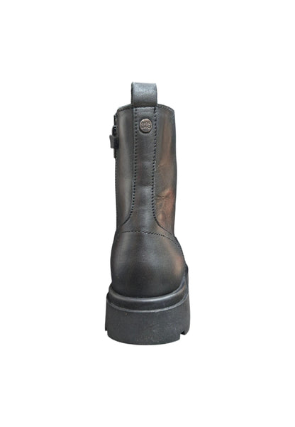 Anfibio bambina Gioseppo Agassiz nero pelle zip laterale urban style