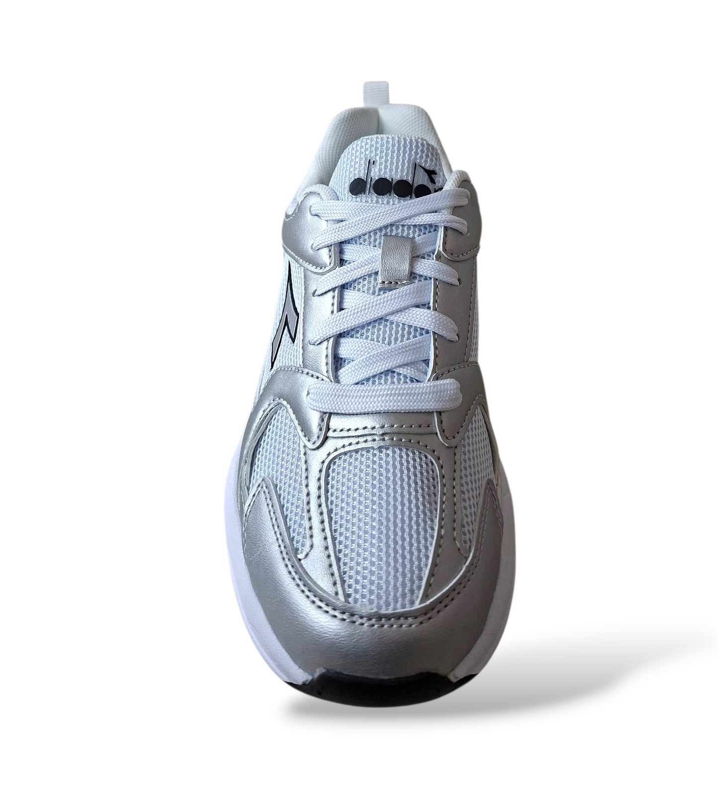Scarpe sneakers Bambini e ragazzi Diadora ALLEY grigio-metal-bianco laccio