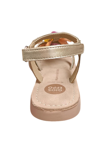 Sandalo bambina Gioseppo Oakham multicolor pelle velcro comfort elegance